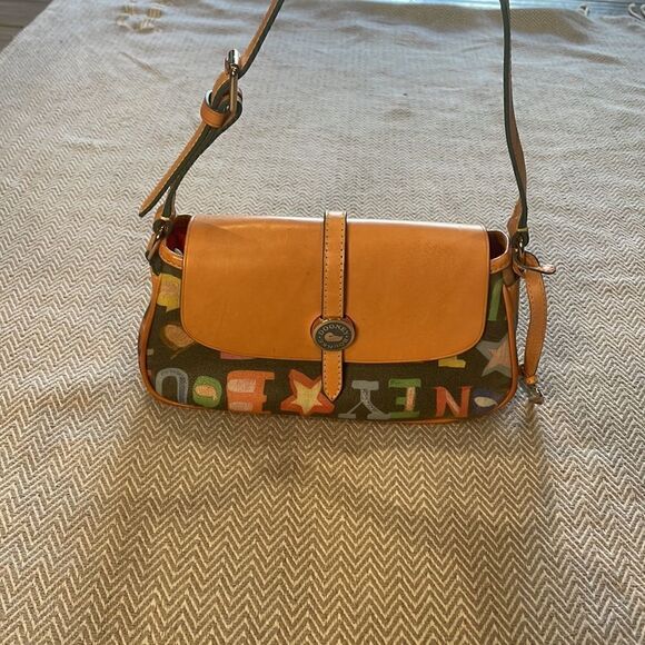 Dooney & Bourke Handbags - Dooney & Bourke Small Shoulder Bag East/West Flap Authentic